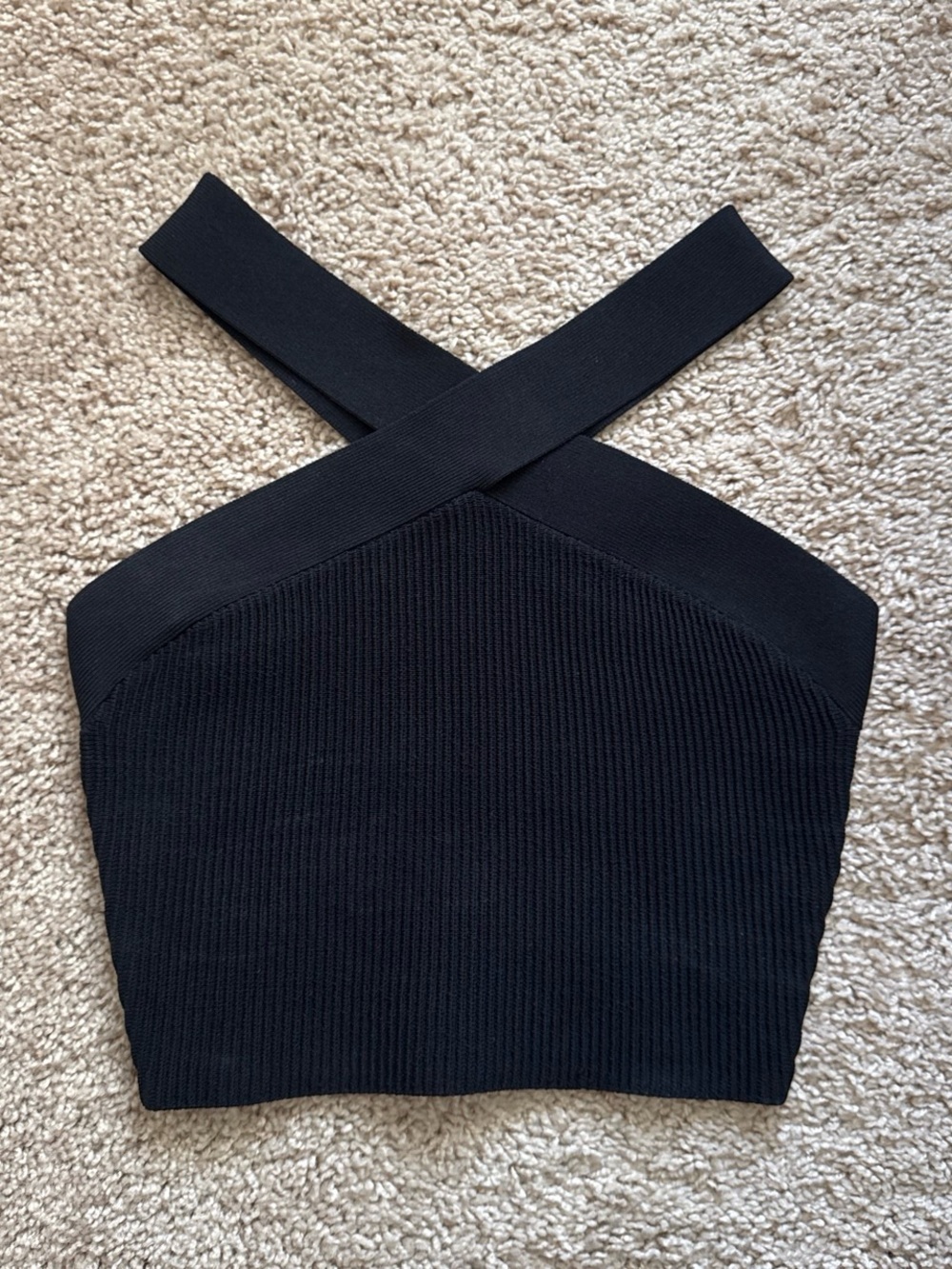 Black Babaton criss cross tank top